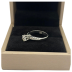 585 White Gold Natural Diamond Ring