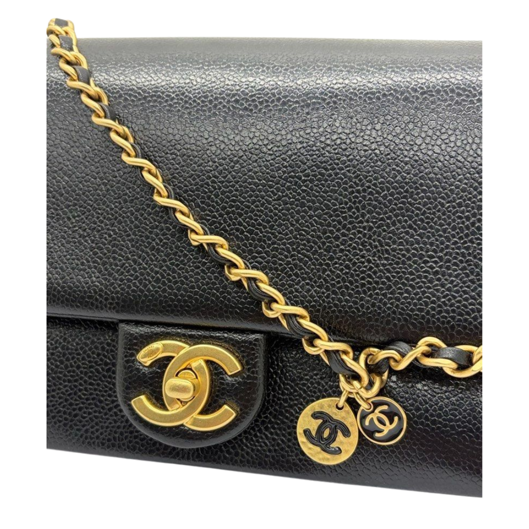 CHANEL CC Turn-lock Chain Shoulder Bag