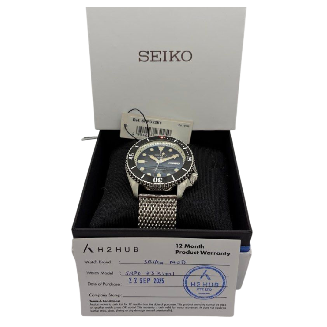 Seiko 5 Sports SRPD73K1 42mm Automatic Black Dial Watch