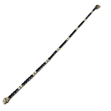 750 White Gold Natural Blue Sapphire & Diamond Bracelet