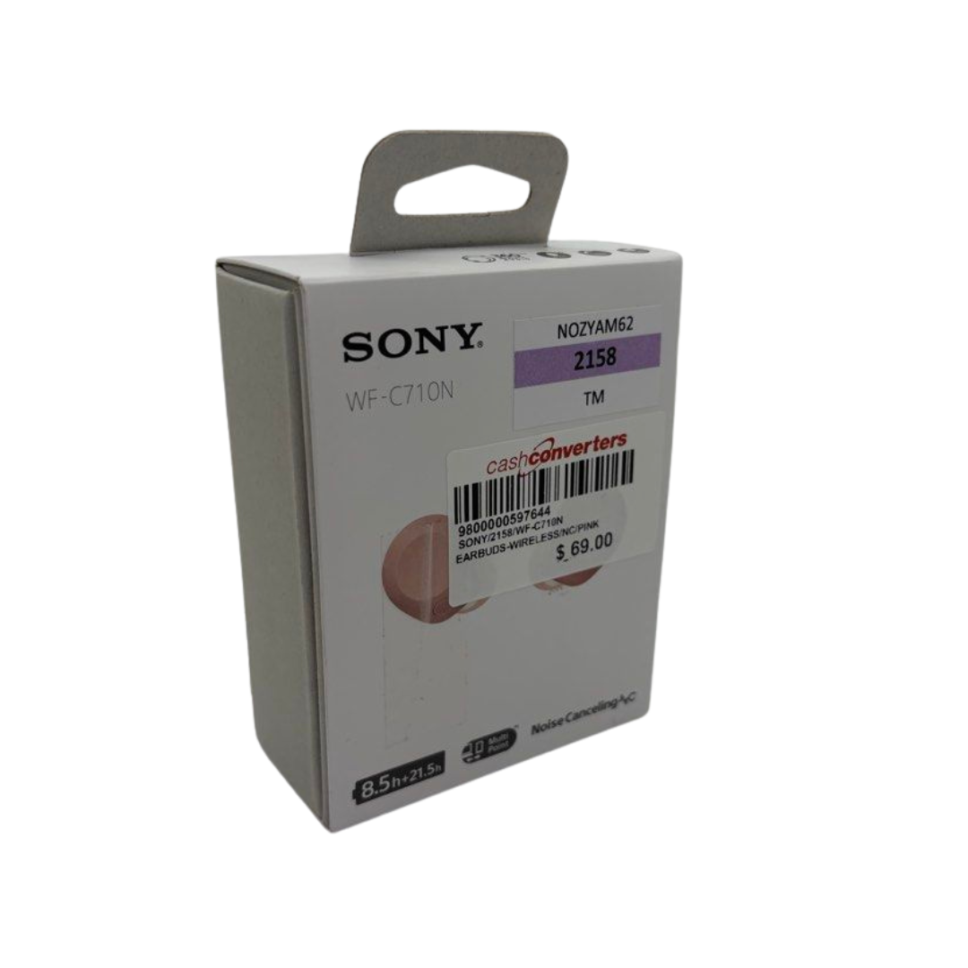 Sony WF-C710N Wireless Noise-Canceling Earbuds - Pink