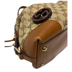 Gucci Brick Lane GG Canvas Boston Shoulder Bag