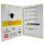 PT900 Natural Black Opal & Diamond Ring