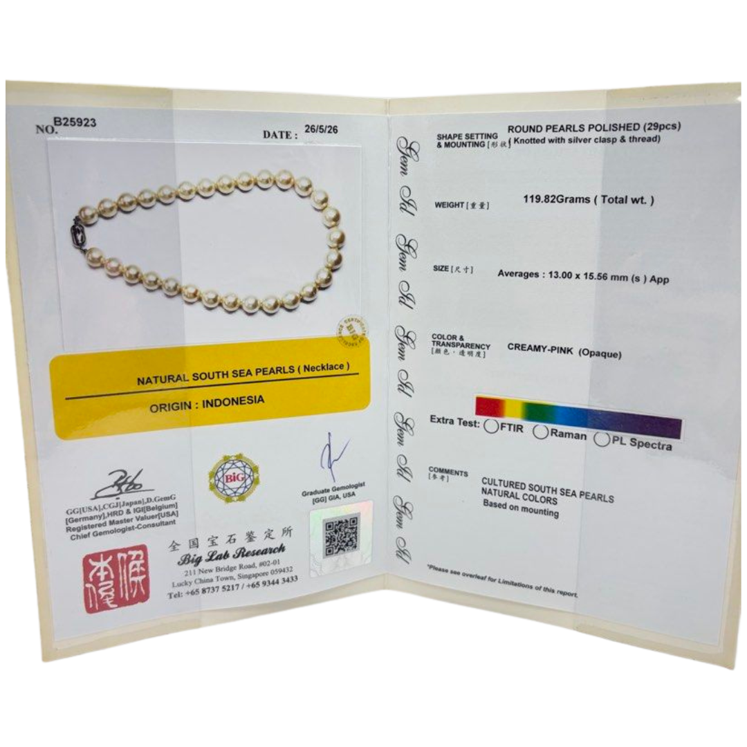 Natural South Sea Pearls Necklace