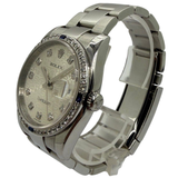 Rolex Datejust 116234 36mm Automatic Diamond Dial/Bezel Watch