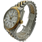 Rolex 15223 Oyster Perpetual Date 34mm Half Gold Automatic Watch