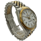 Rolex 15223 Oyster Perpetual Date 34mm Half Gold Automatic Watch