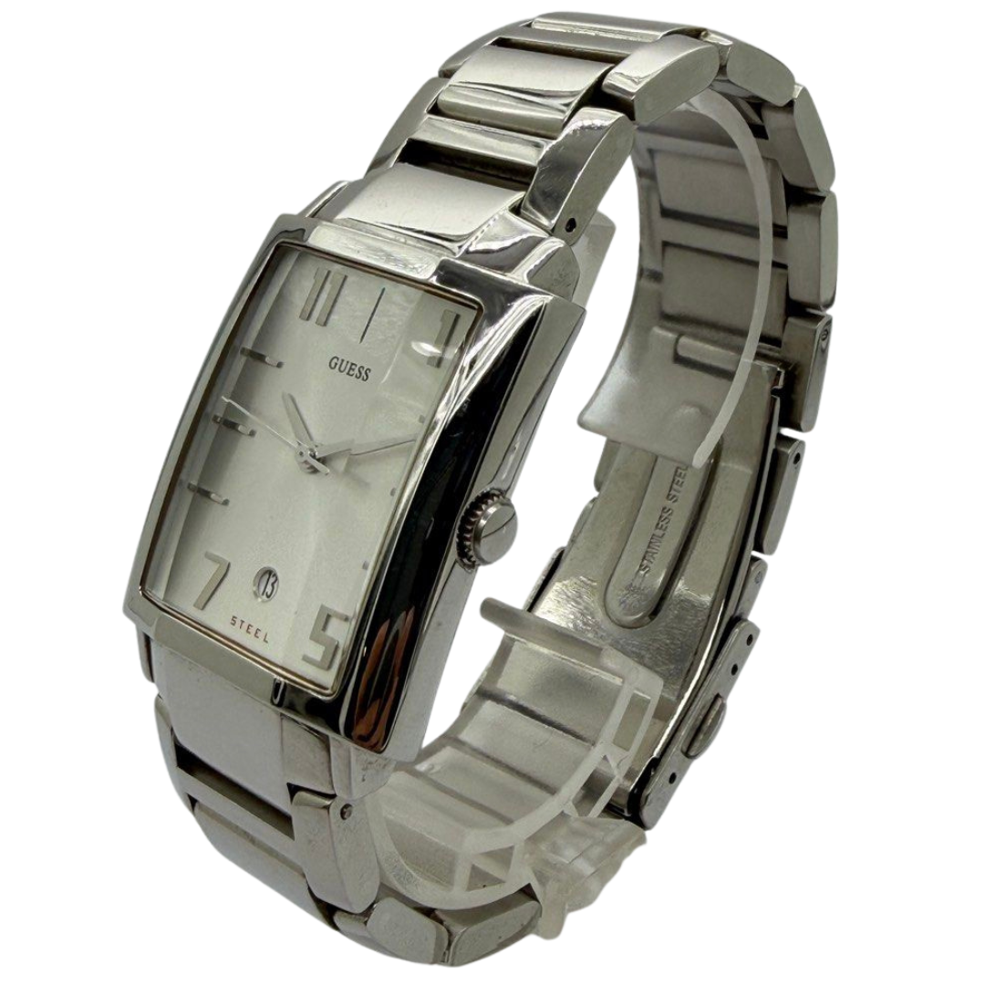 Guess Steel 31mm Quartz Silver Dial Watch