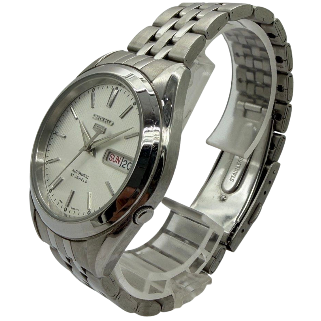 Seiko 5 SNKL15A 38mm Automatic Silver Dial Watch
