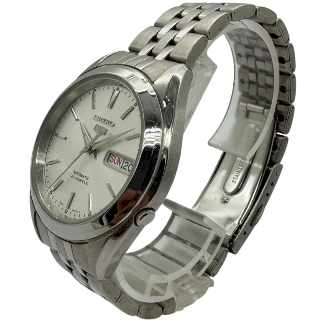 Seiko 5 SNKL15A 38mm Automatic Silver Dial Watch