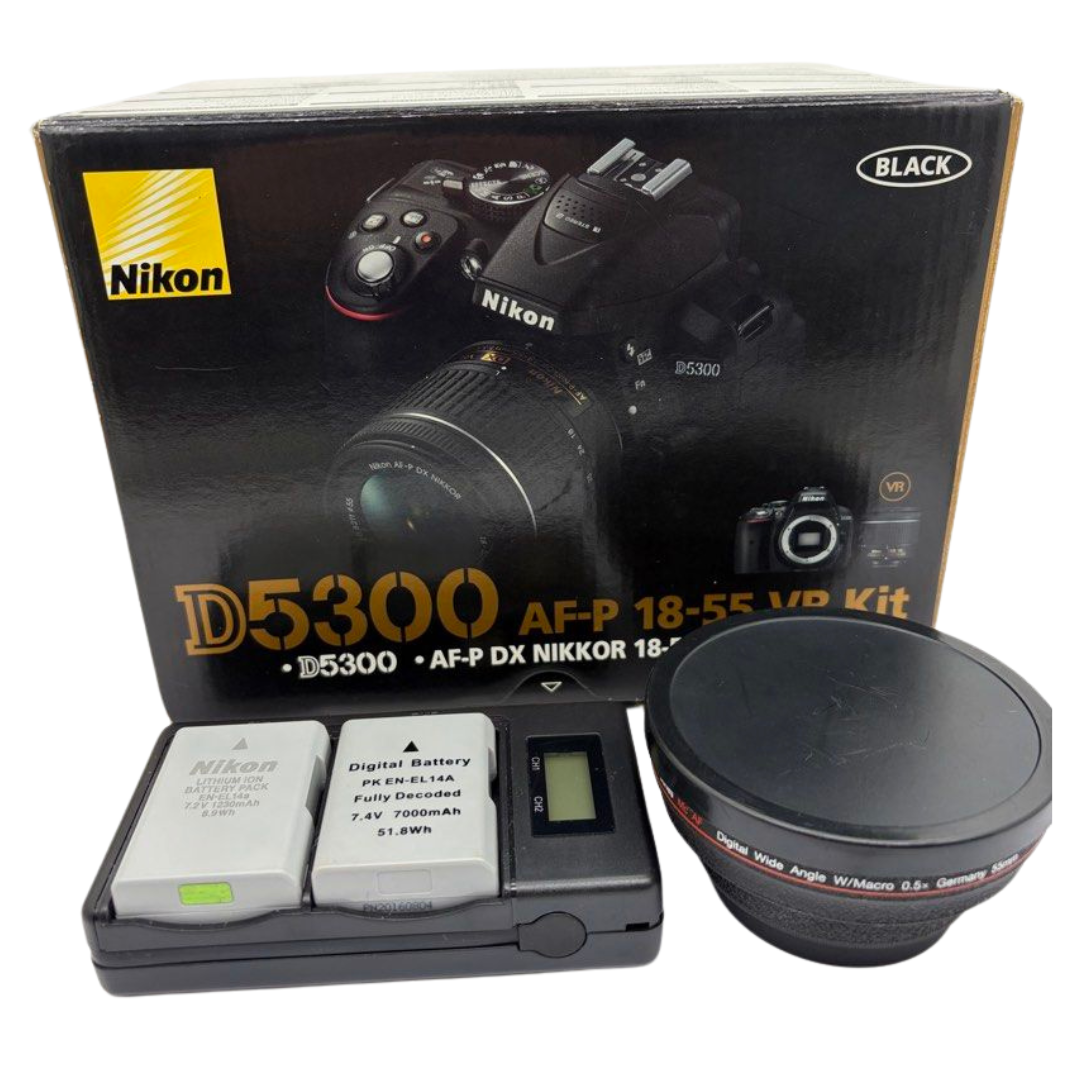 Nikon D5300 24.2MP DSLR Camera with 18-55mm Lens