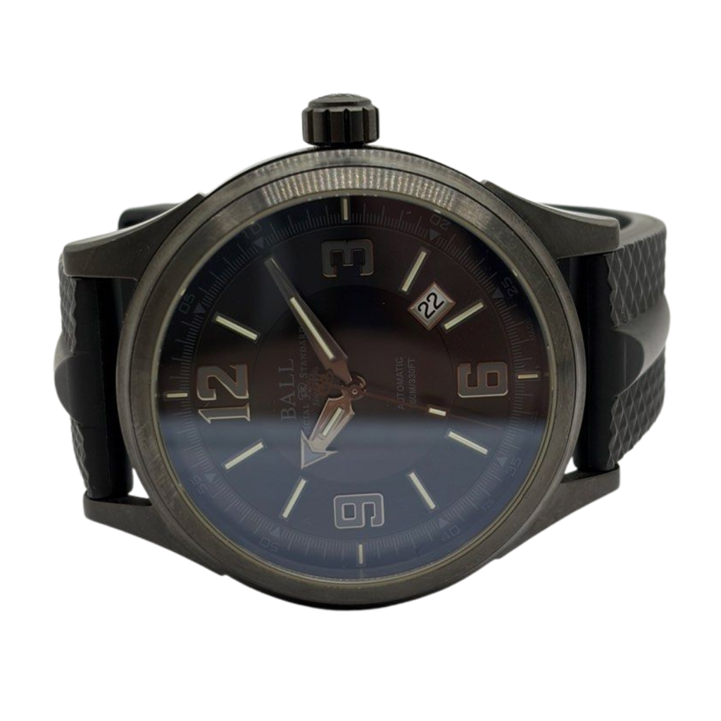 Ball Fireman Racer 42mm Automatic Black Dial Watch NM3098C