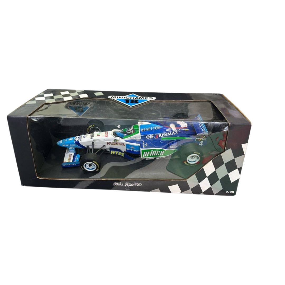 Minichamps 1/18 Scale Diecast 180 960004 Benetton Renault B196 G. Berger