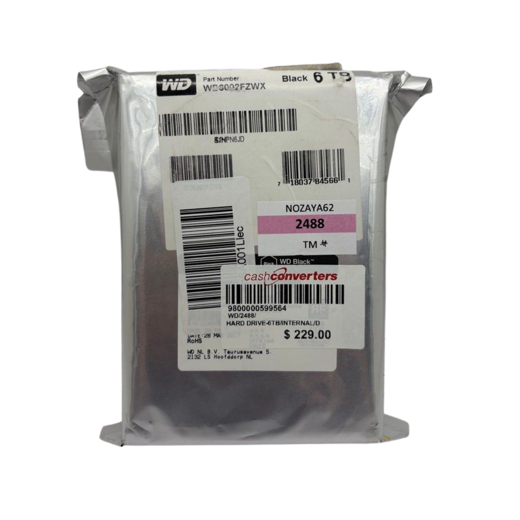WD Black Desktop, 6TB Hard Drive