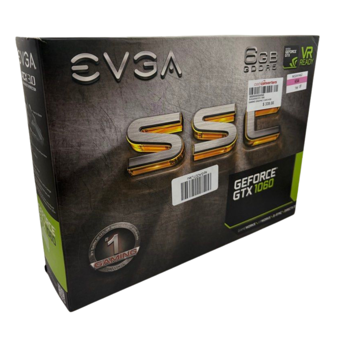 EVGA GeForce GTX 1060 6GB SSC GAMING ACX 3.0, 6GB GDDR5, LED, DX12 OSD Support (PXOC) Graphics Card 06G-P4-6267-KR Secondary image