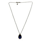 PT900/850 Natural Tanzanite & Diamond Necklace