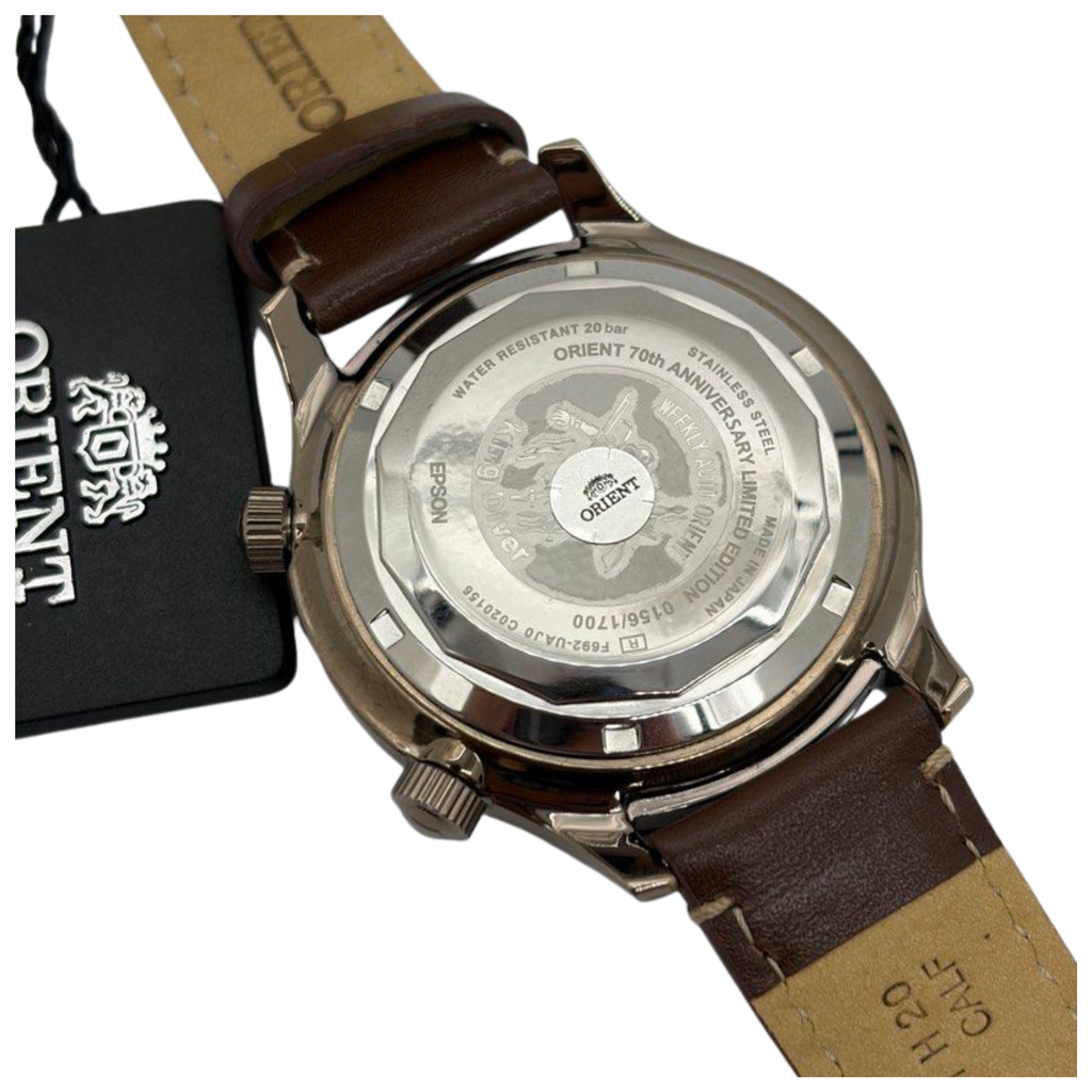 Orient Weekly Auto King Diver 70th Anniversary 43.8mm Automatic Gold Dial Watch