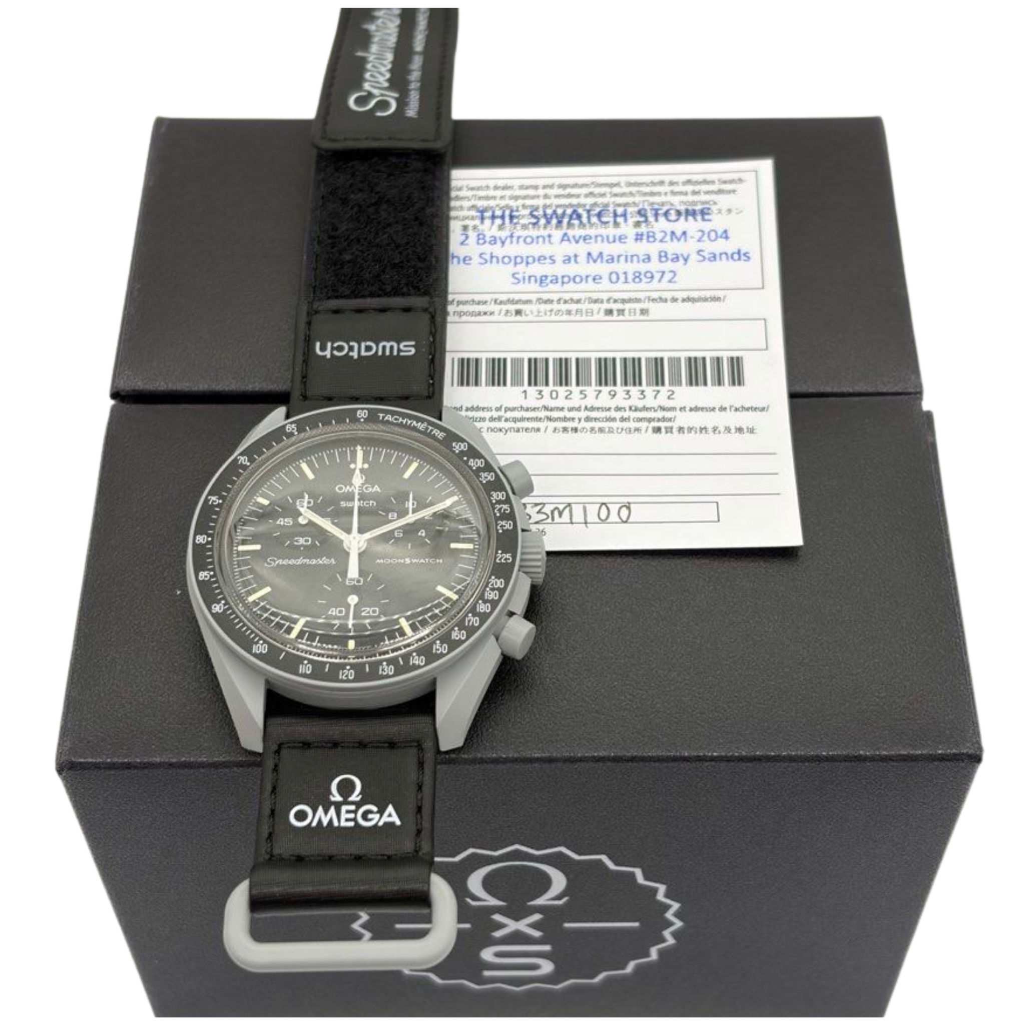 Omega x Swatch “Mission To The Moon” 42mm Quartz Chronograph Watch