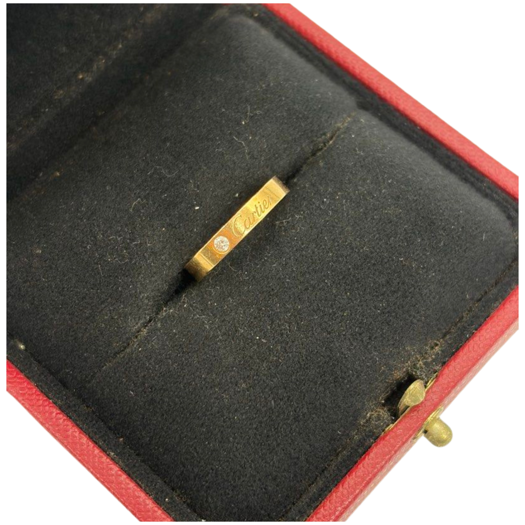 Cartier 750 Yellow Gold Diamond Ring