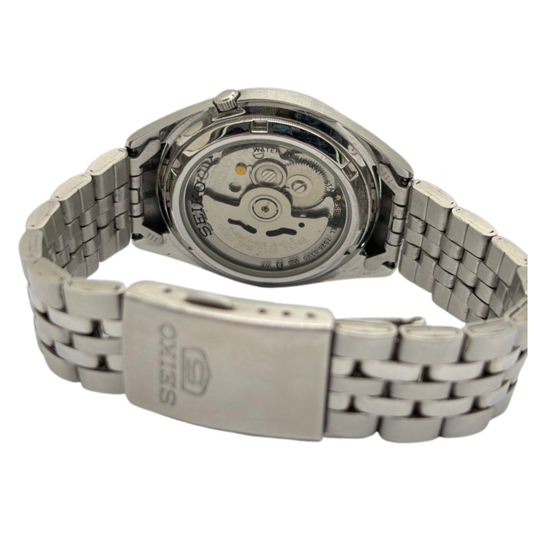 Seiko 5 SNKL15K1 38mm Automatic Silver Dial Steel Watch