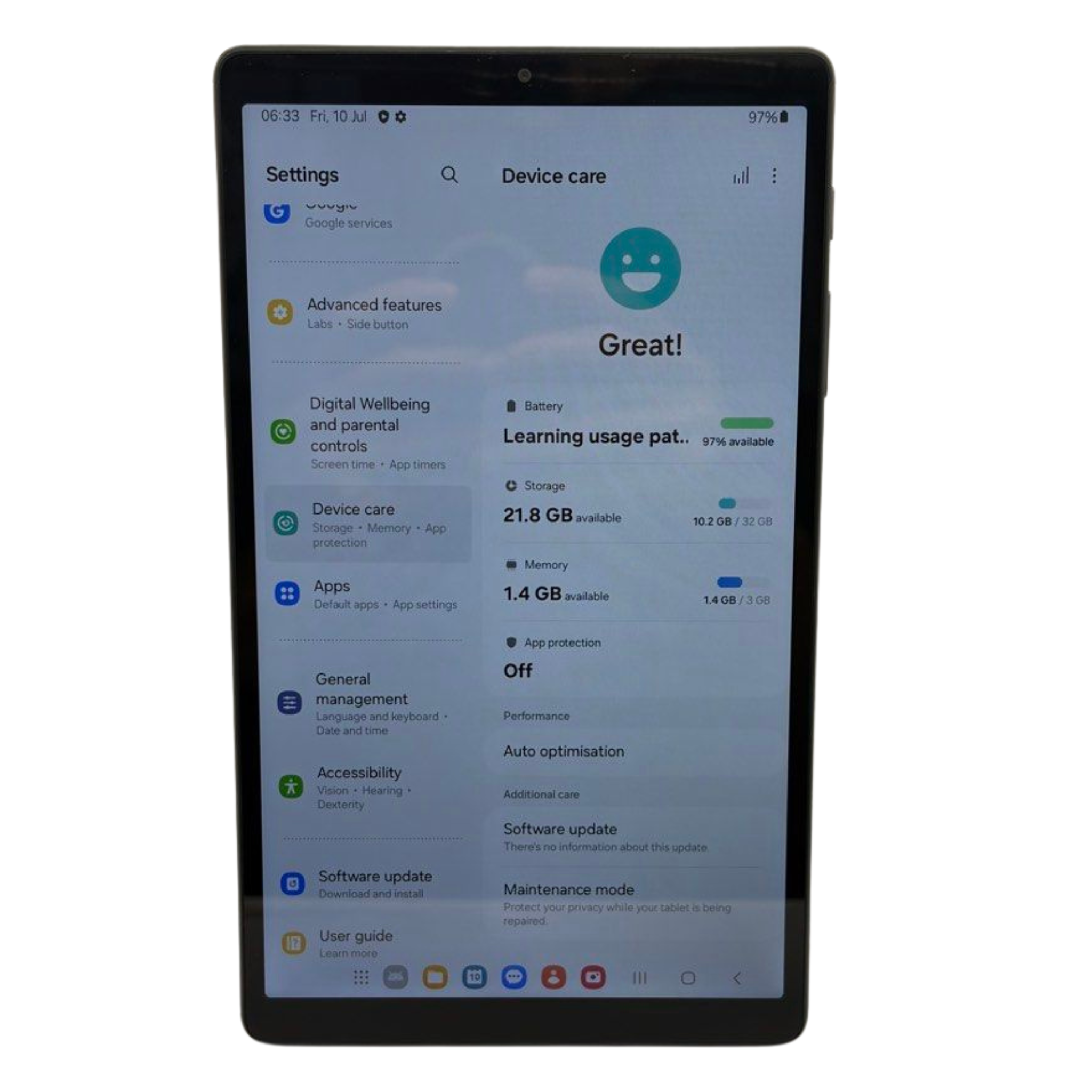 Samsung Galaxy Tab A7 Lite LTE Grey 32GB