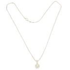 14K White Gold Lab-Grown Diamond Necklace