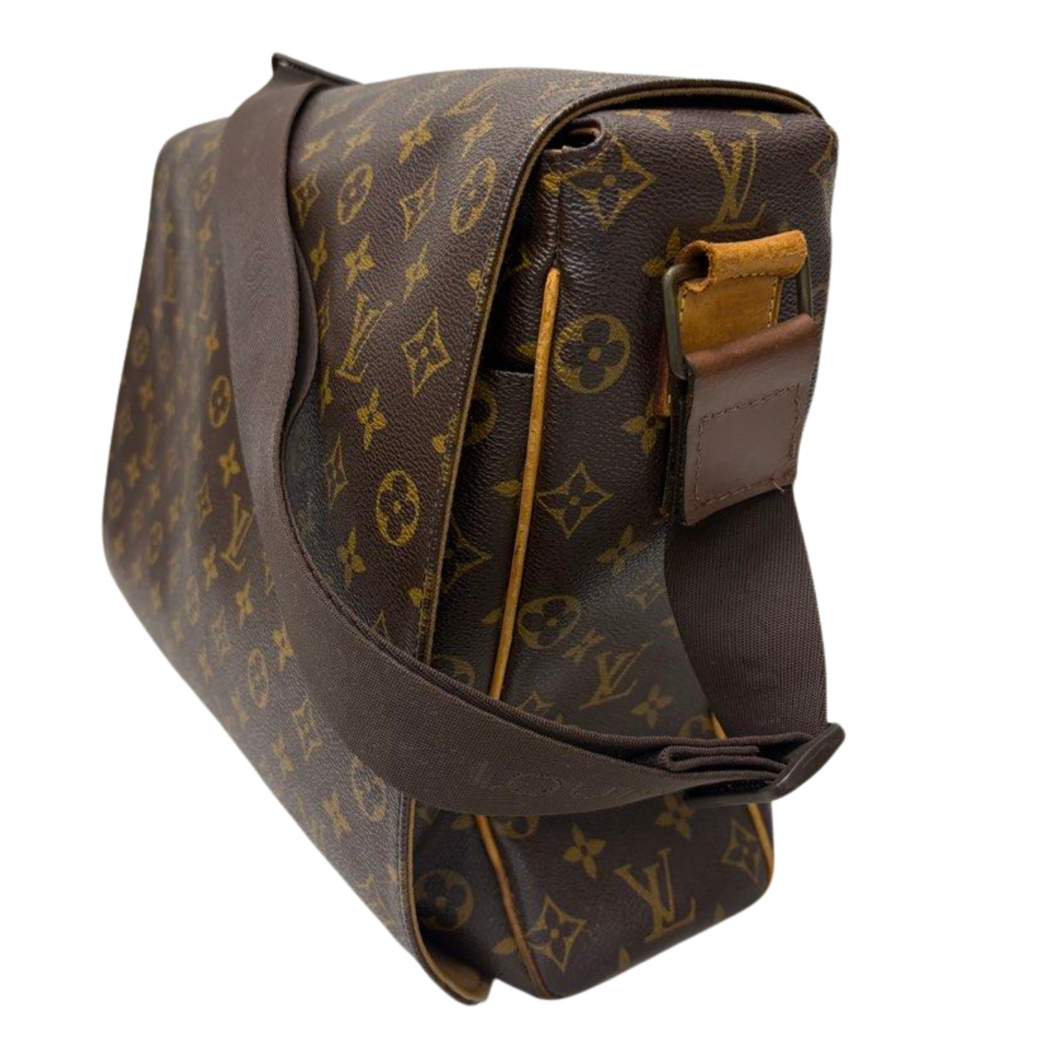 Louis Vuitton Abbesses Messenger Bag, Brown Monogram Canvas and Leather