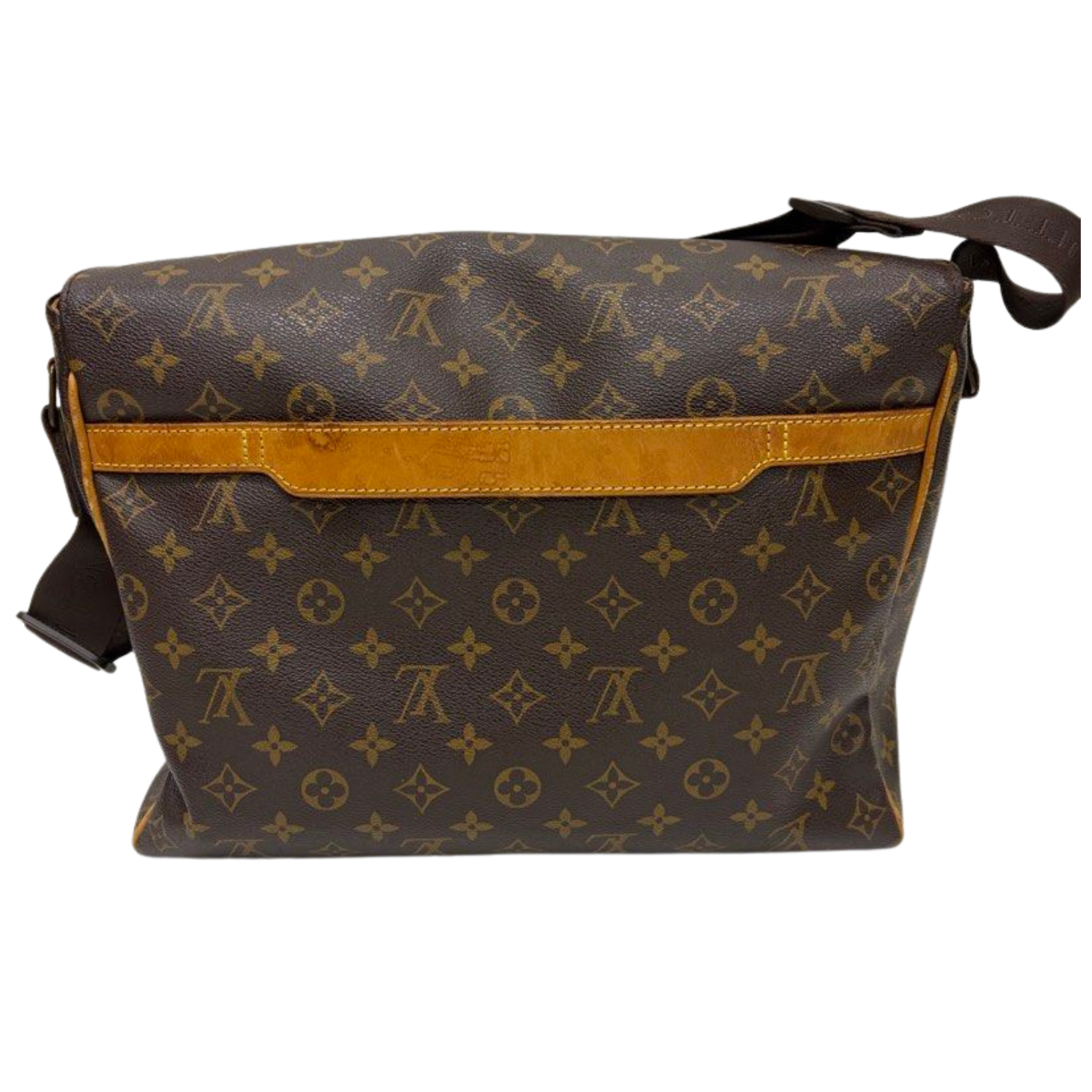Louis Vuitton Abbesses Messenger Bag, Brown Monogram Canvas and Leather