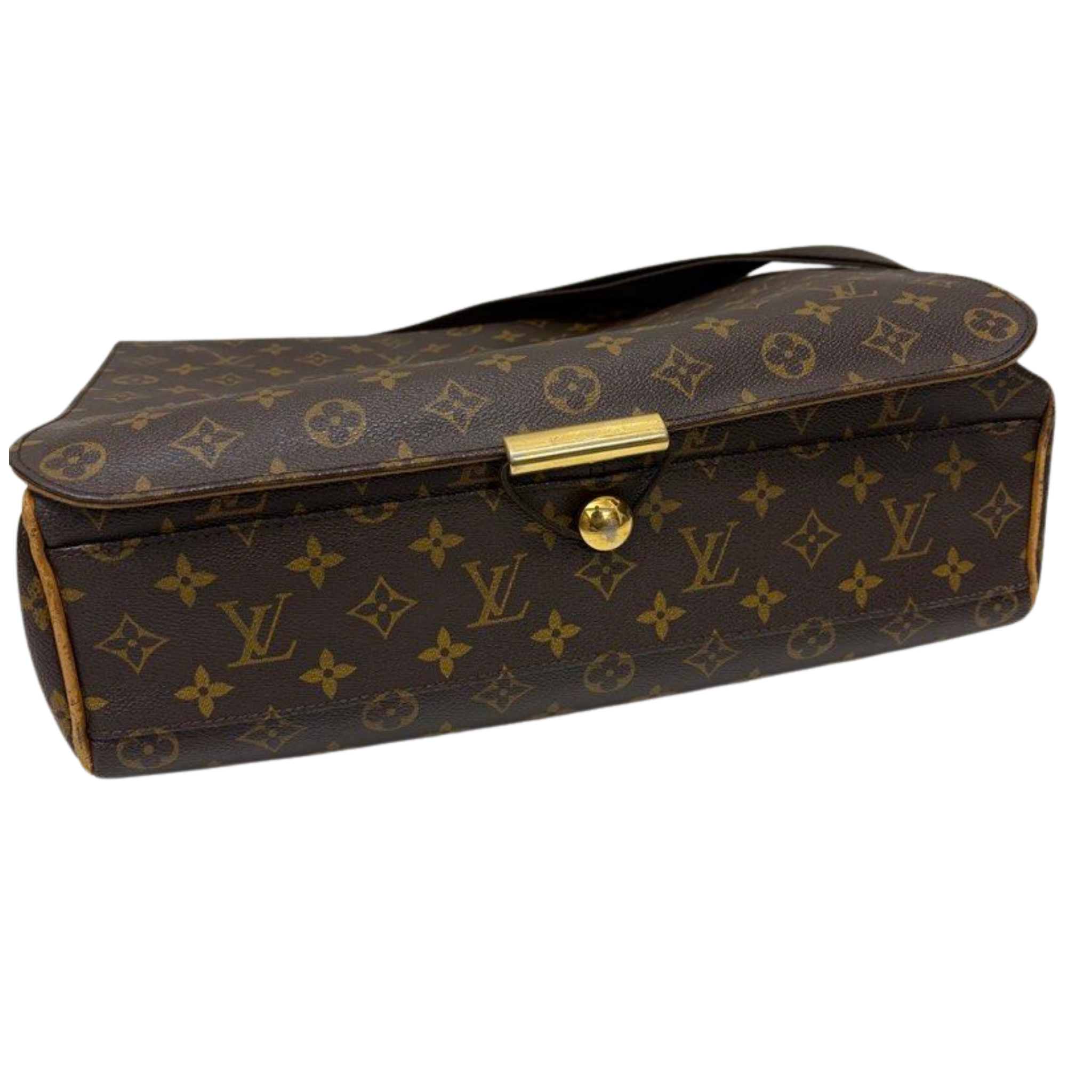 Louis Vuitton Abbesses Messenger Bag, Brown Monogram Canvas and Leather
