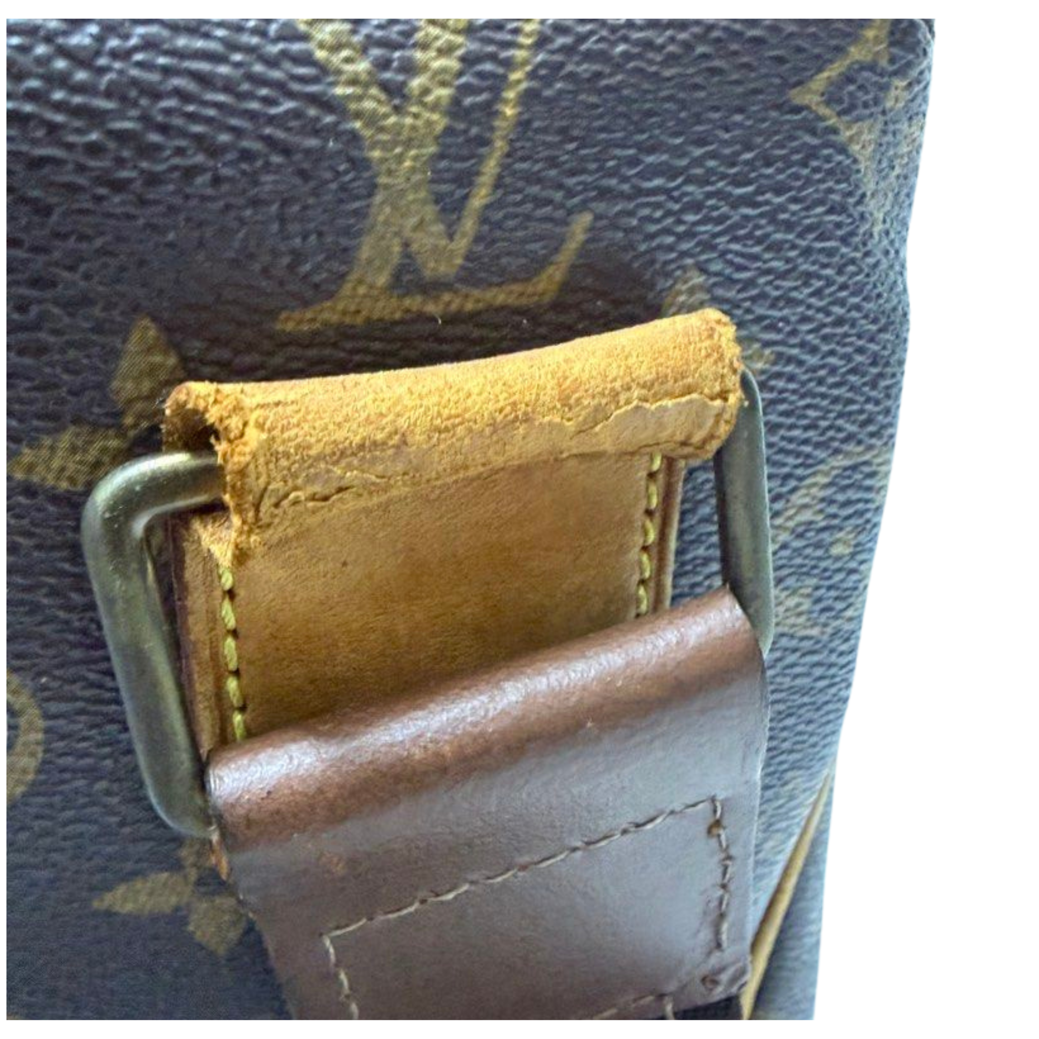 Louis Vuitton Abbesses Messenger Bag, Brown Monogram Canvas and Leather