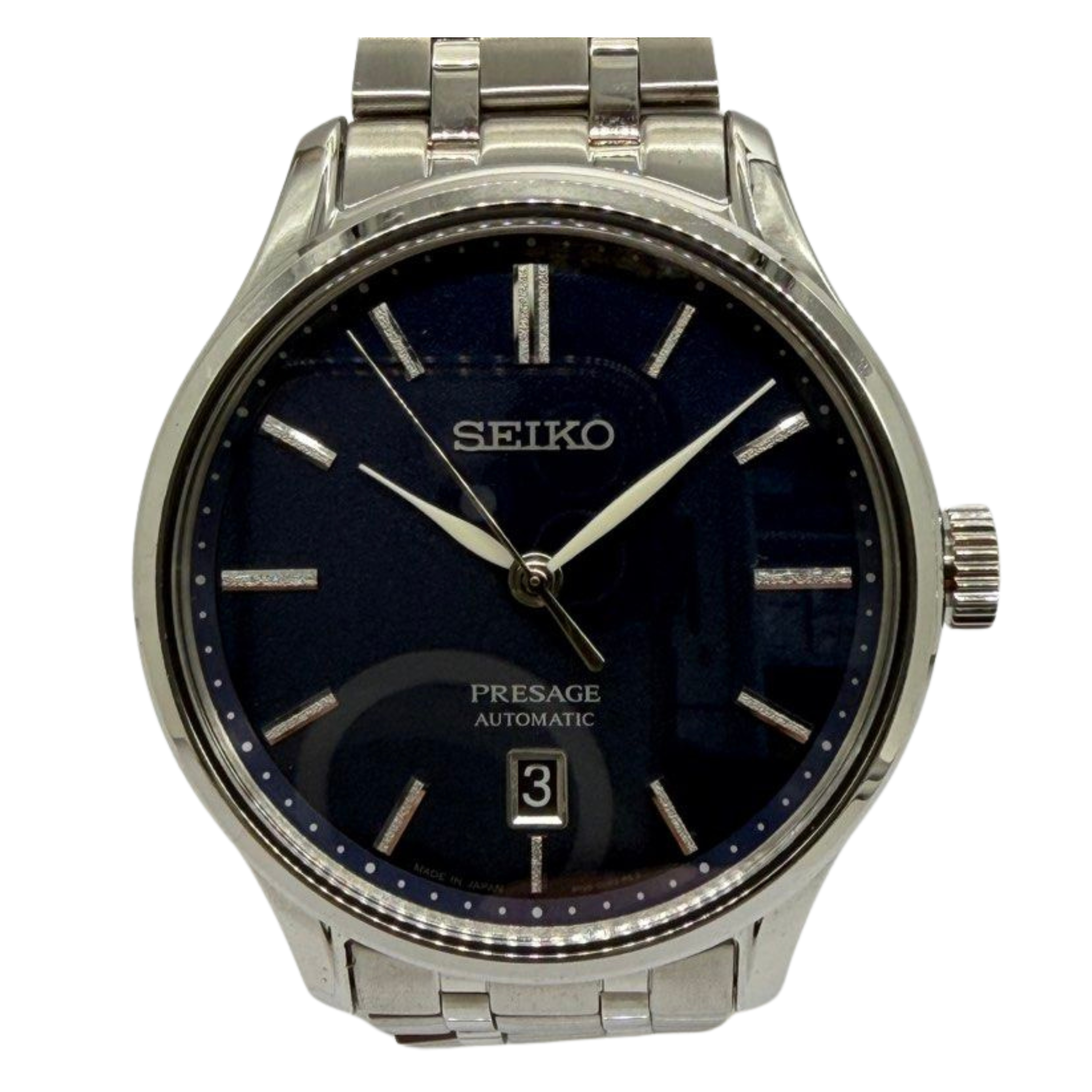 Seiko Presage SRPD41J1 41.7mm Automatic Blue Dial Steel Watch