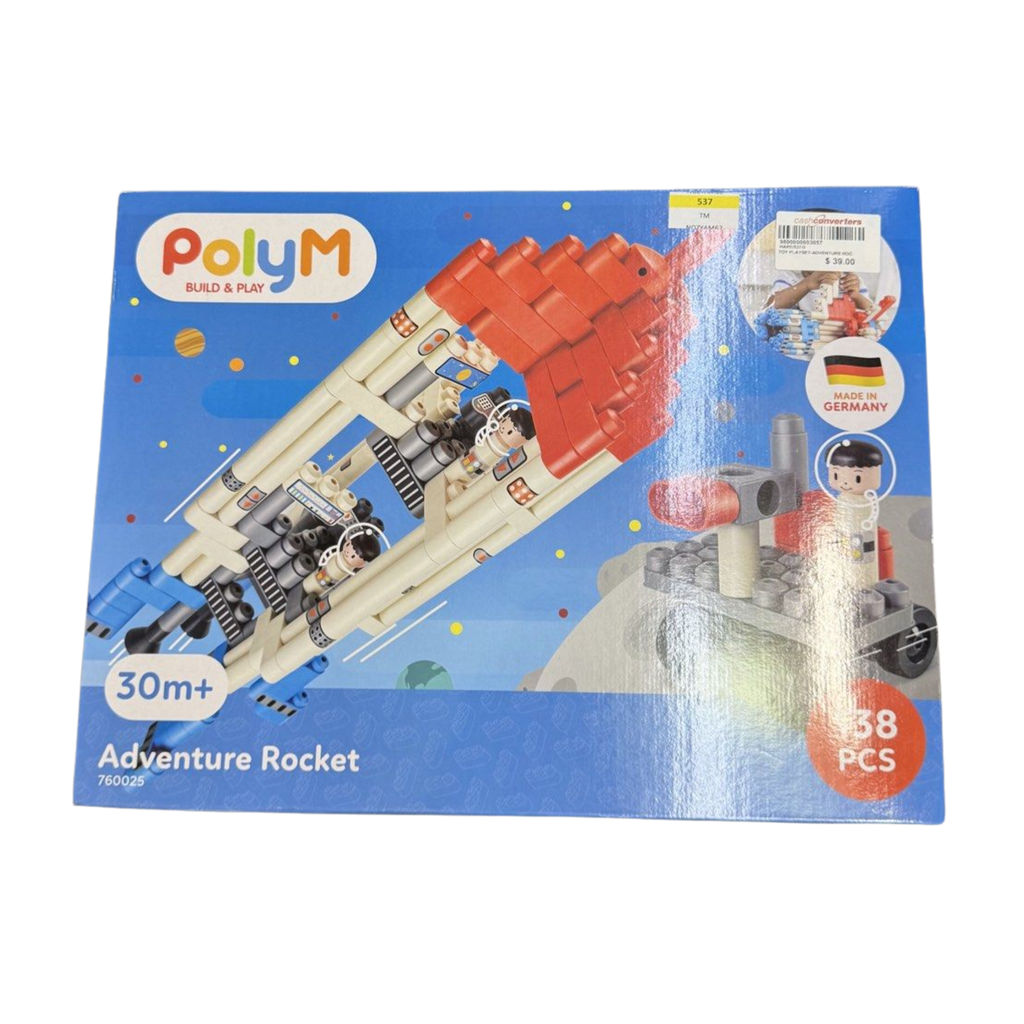 HAPE POLY-M Adventure Rocket,Red, White, Blue, Black,medium