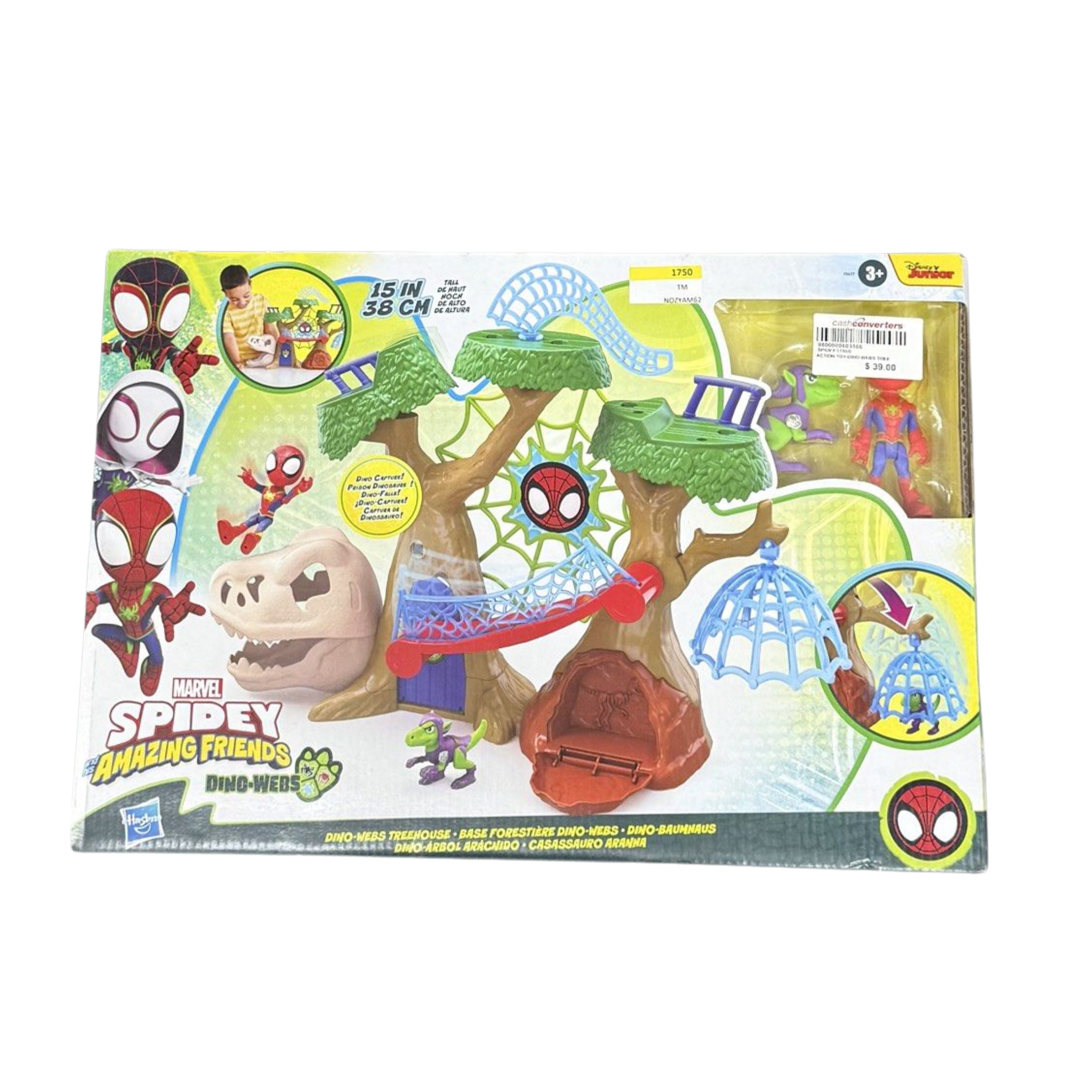 Spidey and His Amazing Friends Marvel Dino Webs Treehouse Super Hero