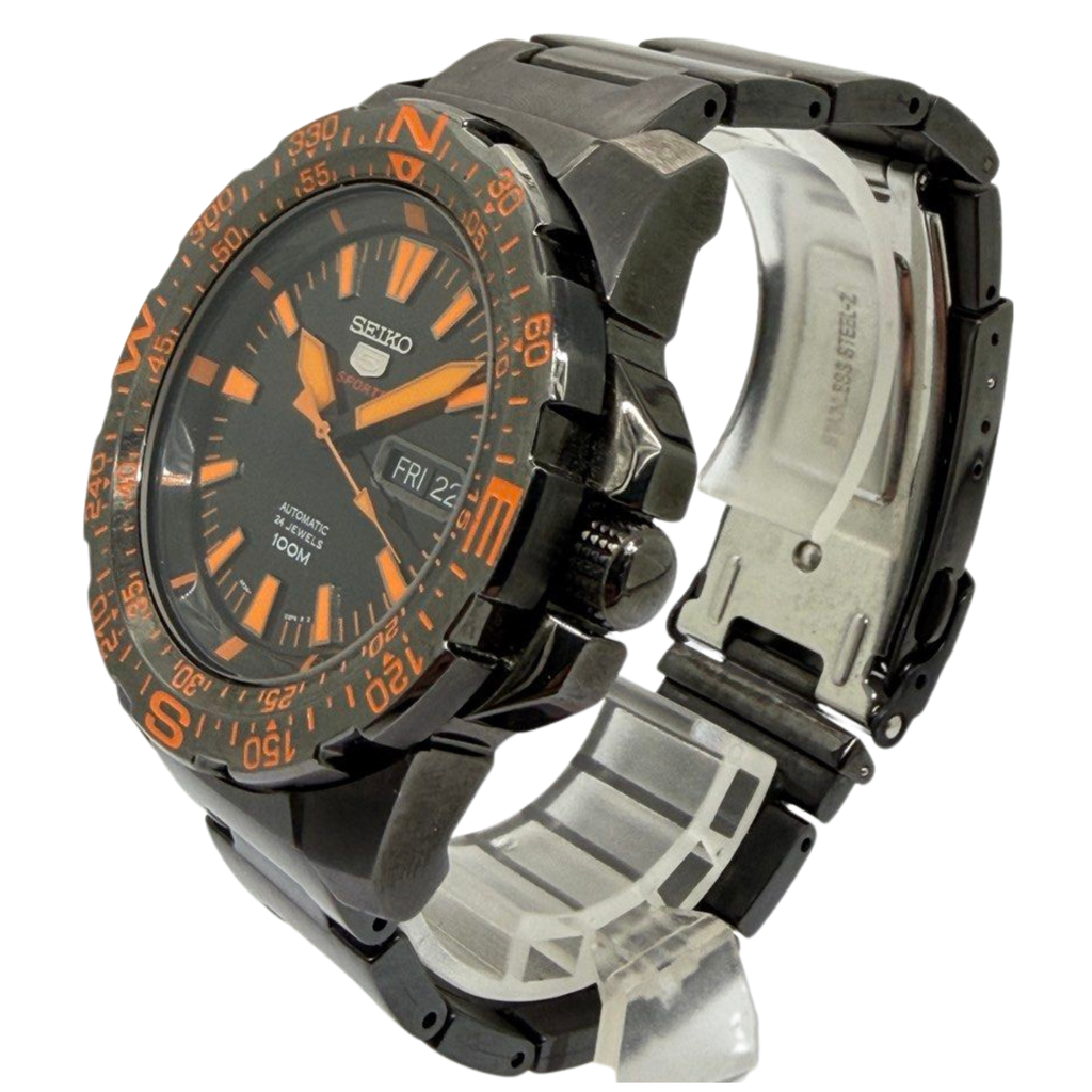 Seiko 5 Sports SRP547K1 44mm Automatic Black Dial Watch