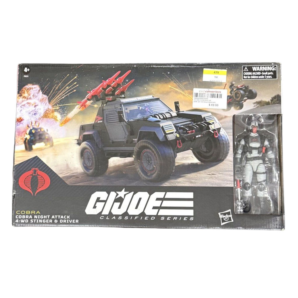 Hasbro G.I. Joe Classified Series Cobra Night Attack 4-WD Stinger & Driver