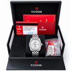 Tudor Classic 38mm Diamond Steel Automatic Watch 21020