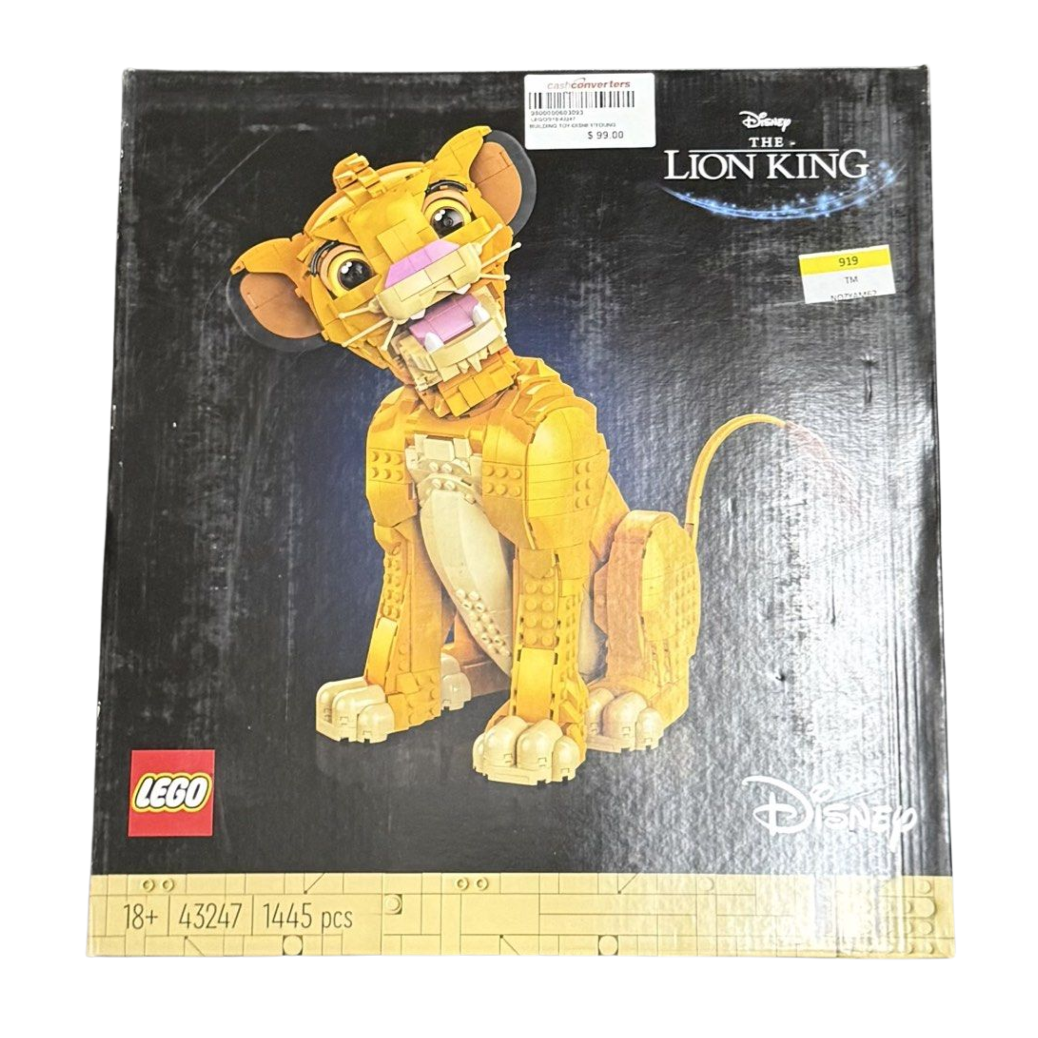 Lego Disney Young Simba The Lion King Building Set