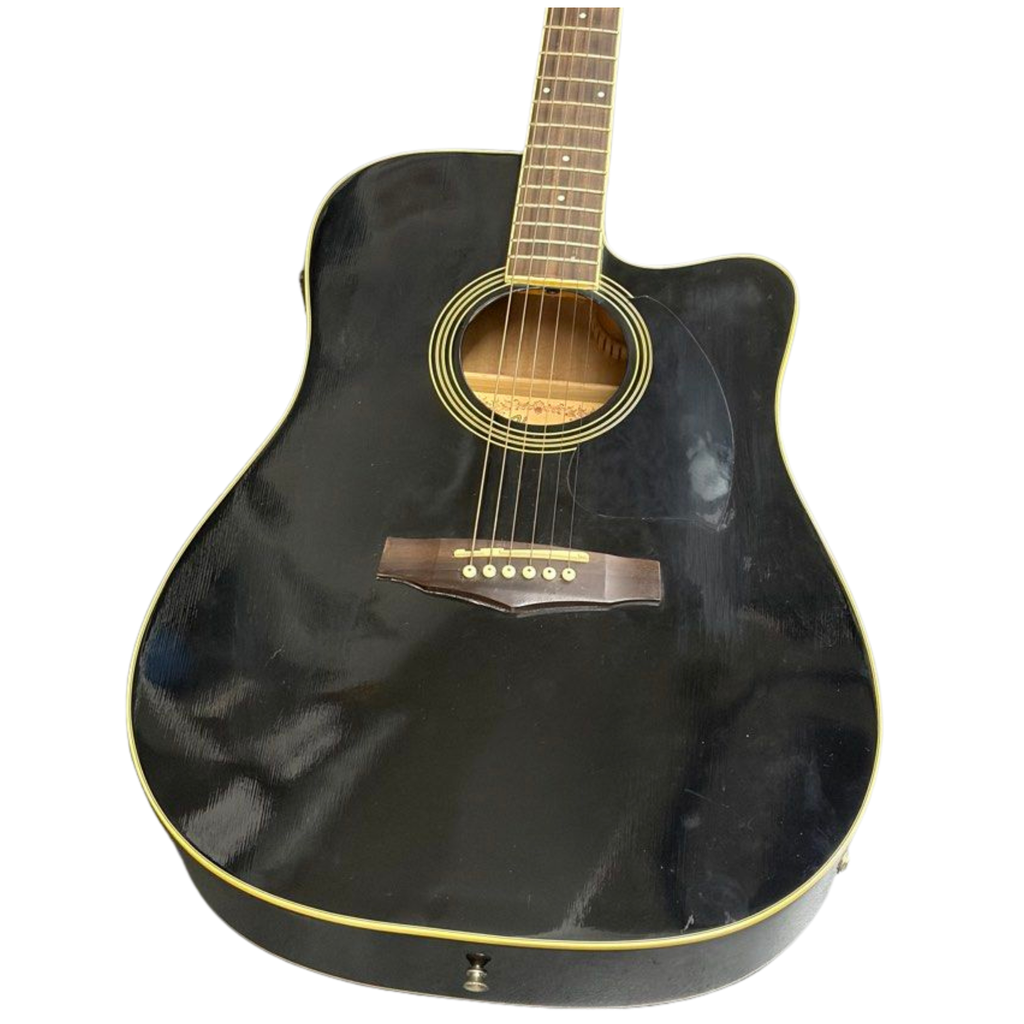 Ibanez PF15ECE-BK Semi-Acoustic Guitar, Black