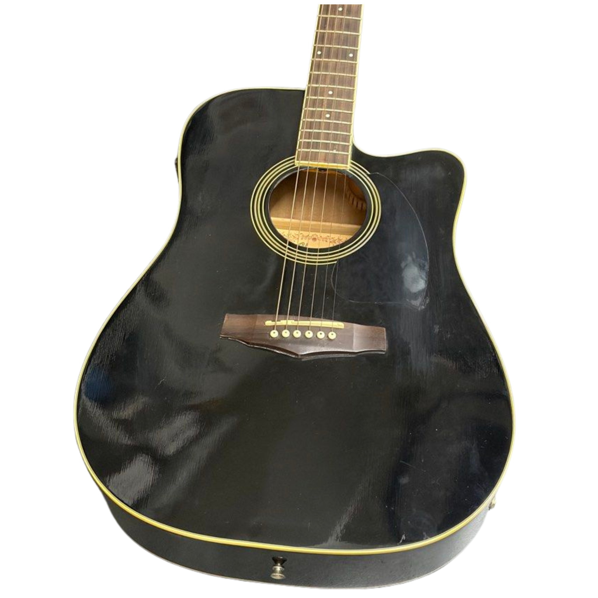 Ibanez PF15ECE-BK Semi-Acoustic Guitar, Black