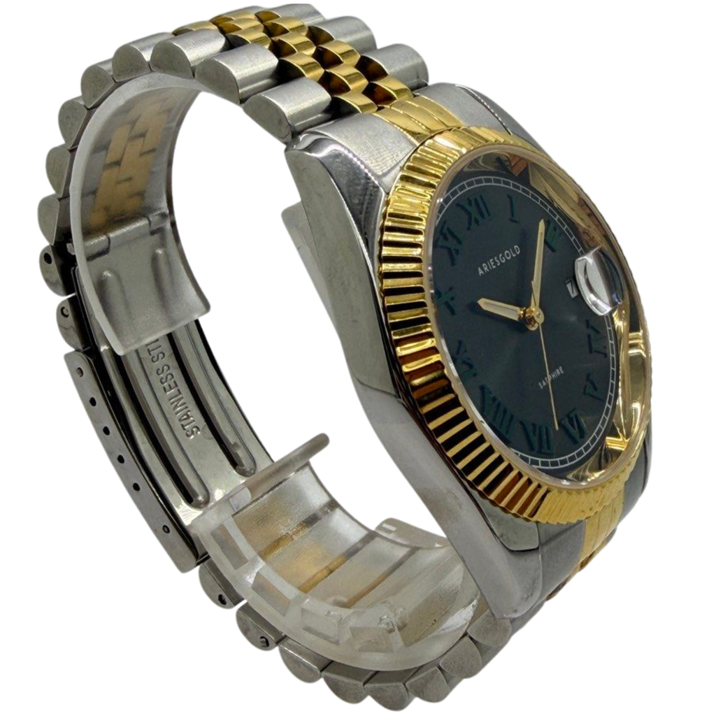 Aries Gold 1068 36mm Quartz Grey Dial Watch