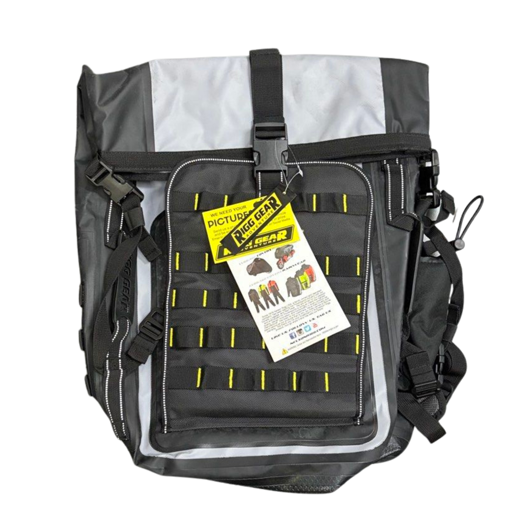 Nelson-Rigg Hurricane Waterproof Backpack, Tail Pack, Black/Gray