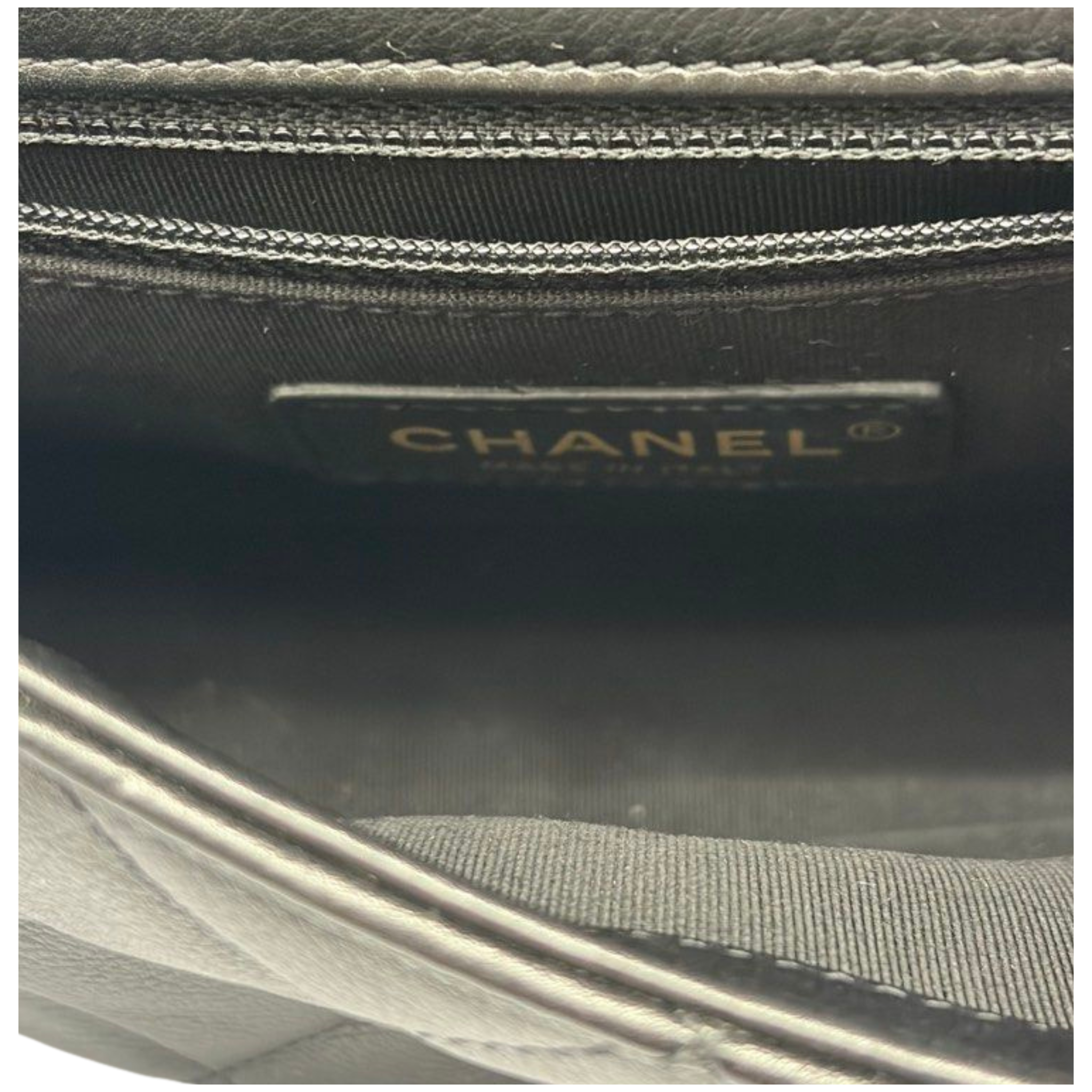 Chanel Carry With Chic Chain Flap Waist Bag Quilted Lambskin Black