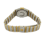 Omega Constellation 1267.10 22.5mm Half Gold Diamond Bezel Quartz Watch