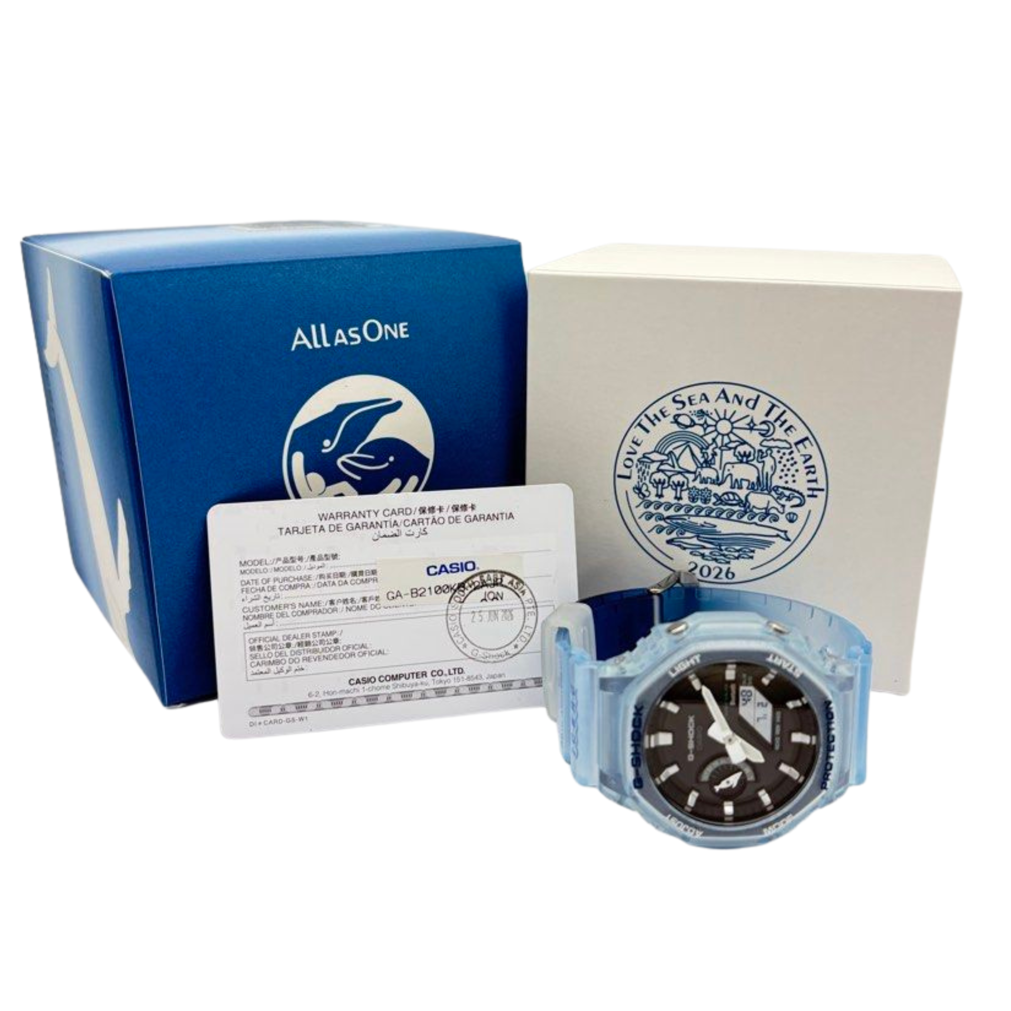 Casio G-Shock Analog-Digital ICERC Japan Collaboration Tough Solar Watch 2026 Model GA-B2100KB-2AJR