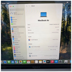 Apple MacBook Air 13 inch M1, 8GB Ram, 256GB SSD, No Charger