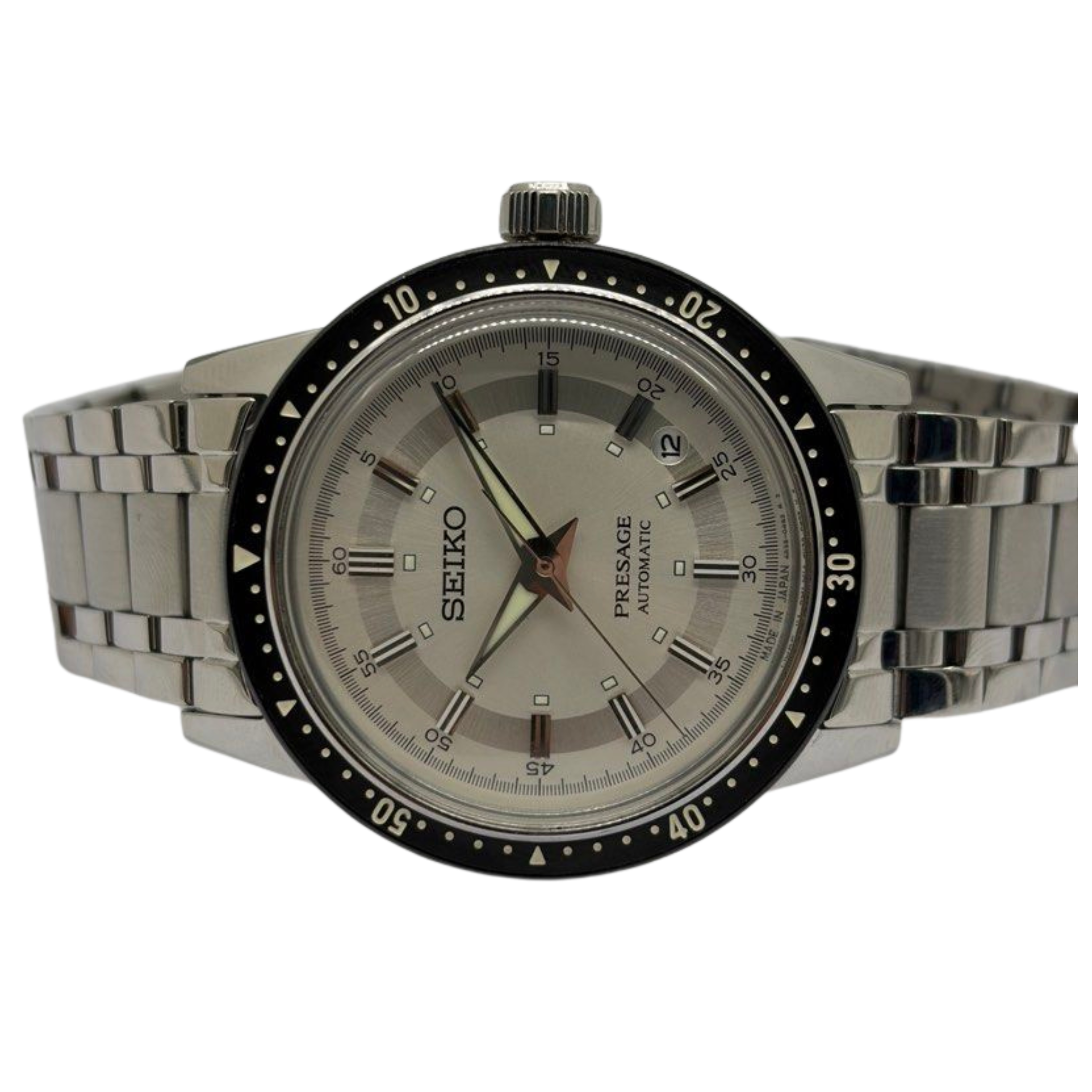 Seiko Presage 60th Anniversary Limited Edition SRPK61J1 39.5mm Automatic Silver Dial Watch