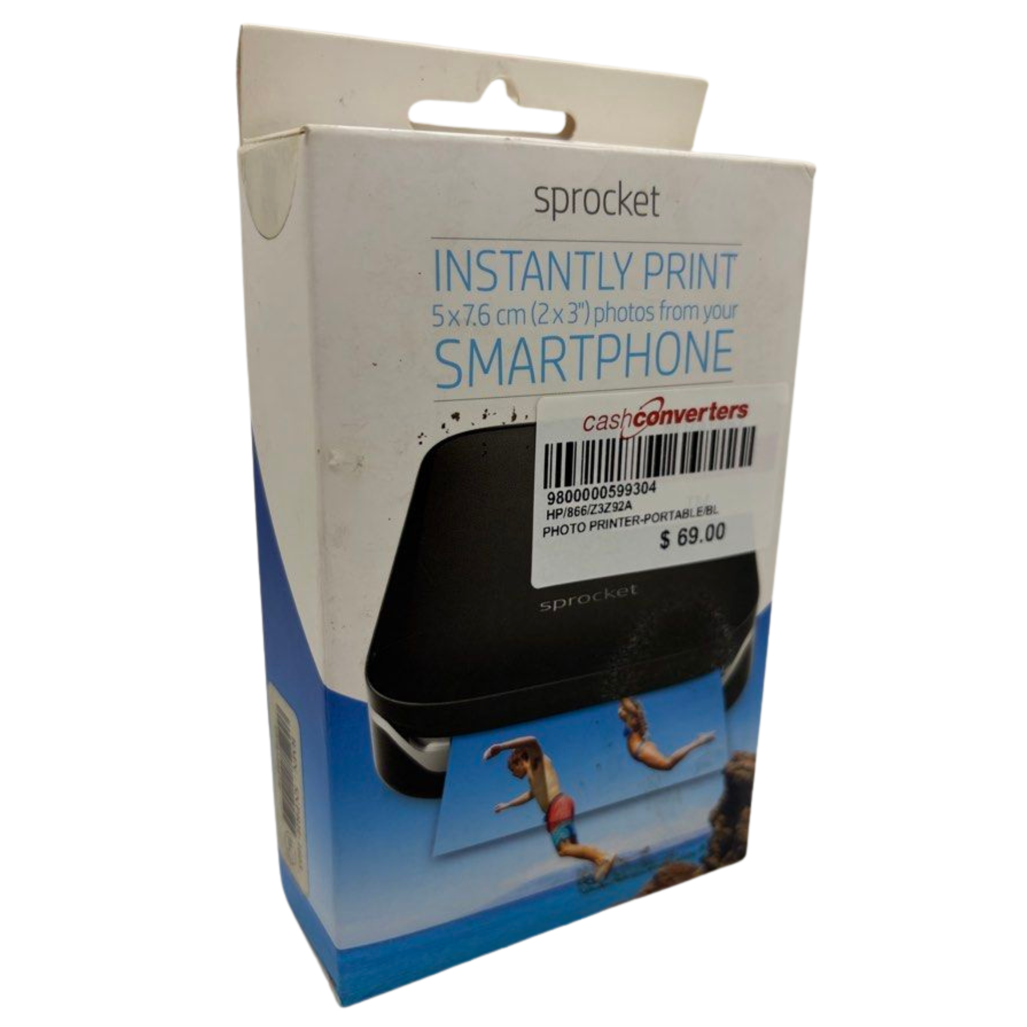 HP Sprocket Z3Z92A Portable Photo Printer Secondary image