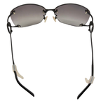 Bvlgari Rimless Black Frame Sunglasses 6040