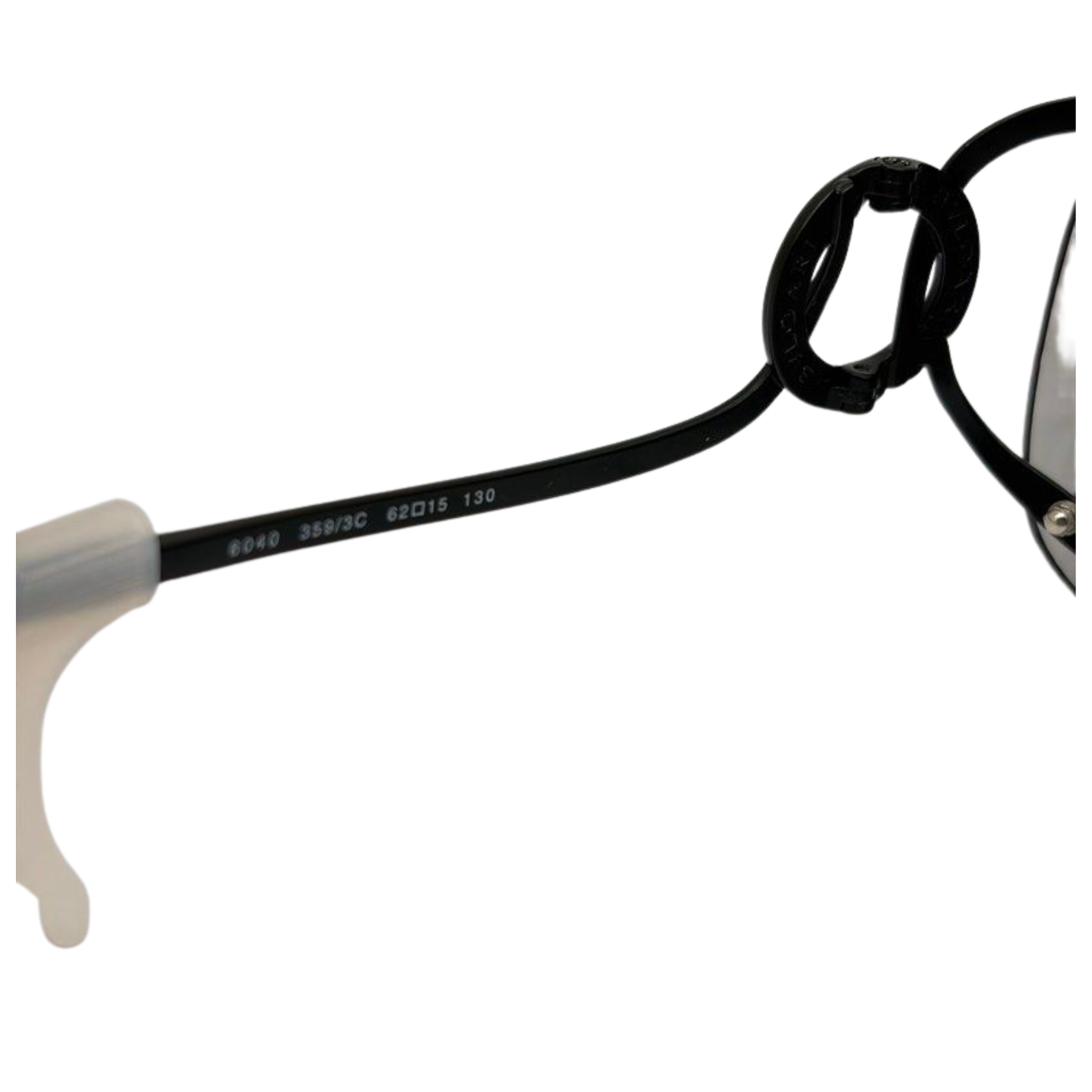 Bvlgari Rimless Black Frame Sunglasses 6040