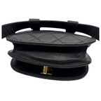 Chanel CC Black Matelasse Lambskin Belt Bag